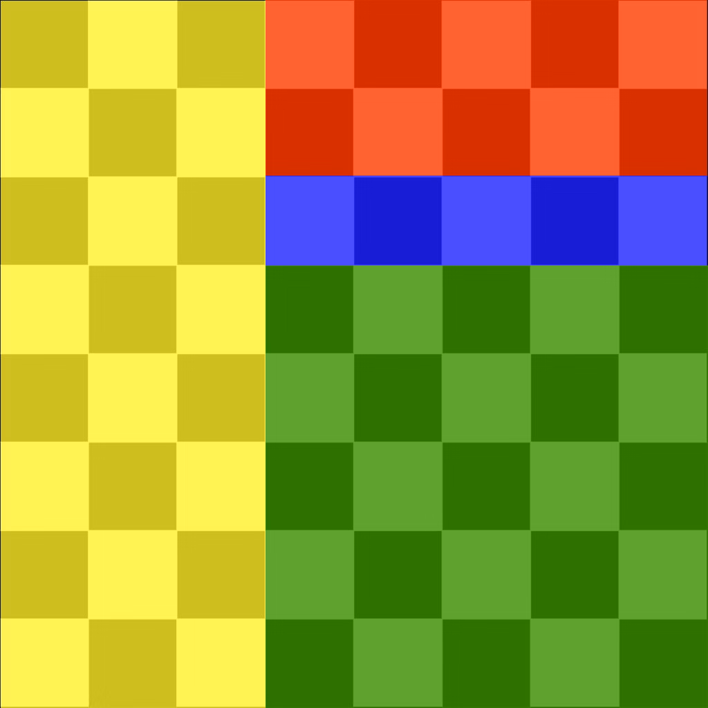 Tablero con colores