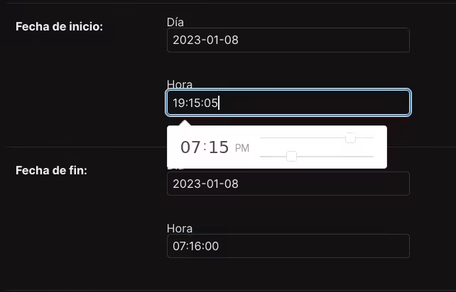 Demo con time