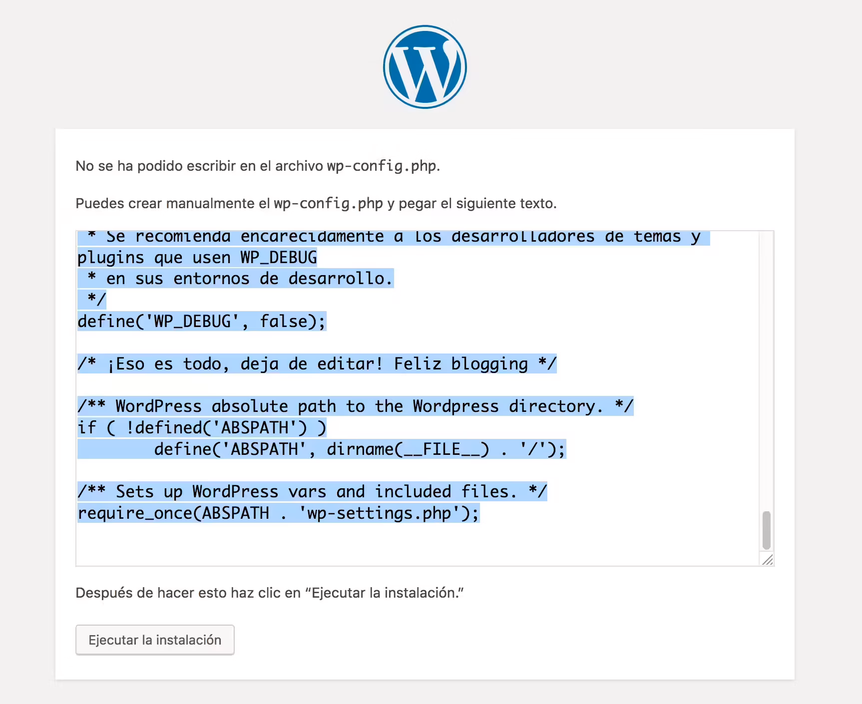 XAMPP iniciar