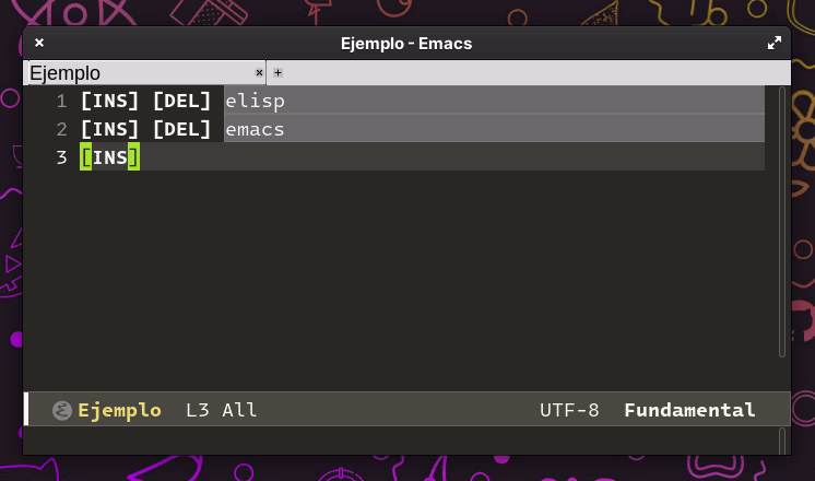 Editable list ejemplo
