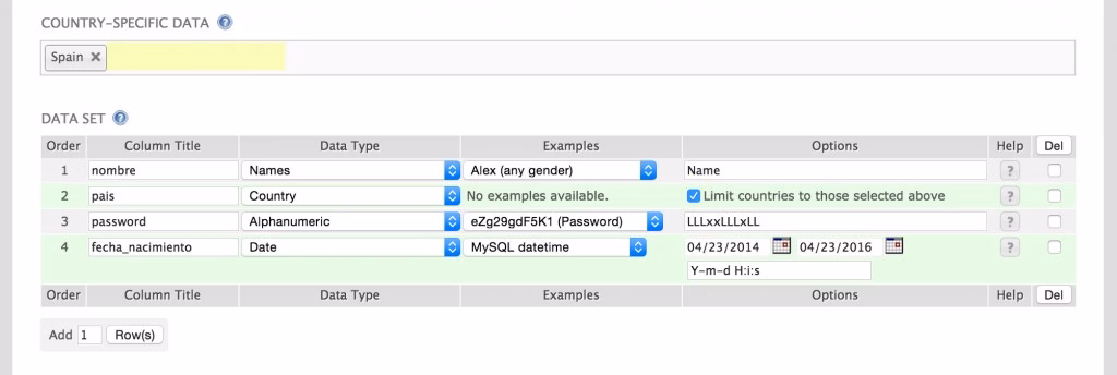 datos sql